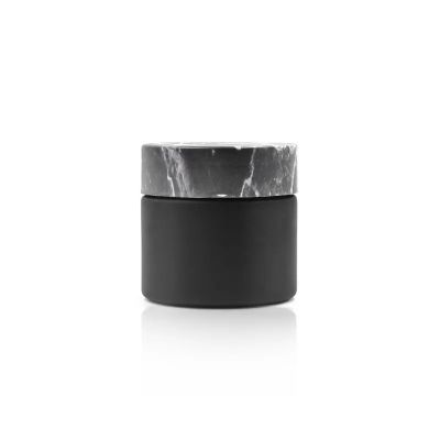 Customized Logo Black Painted Smell Proof Jars With Childproof Lid Dry Flower Storage Glass Jar Container