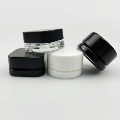 5ml 5g oil glass wax concentrate containers jar with lid