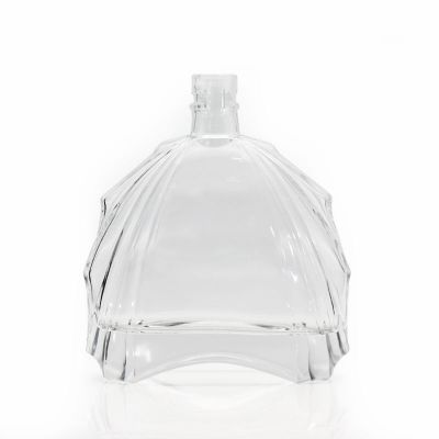 hot vodka brandy frosted wine glass bottles high quality glass packaging bottles