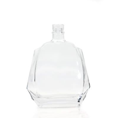 transparent design empty whisky vodka brandy spirits glass bottles