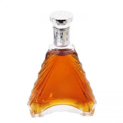 Empty glass liquor bottles 500ml clear glass liquor bottle amber/ clear glass ampoule vial bottles