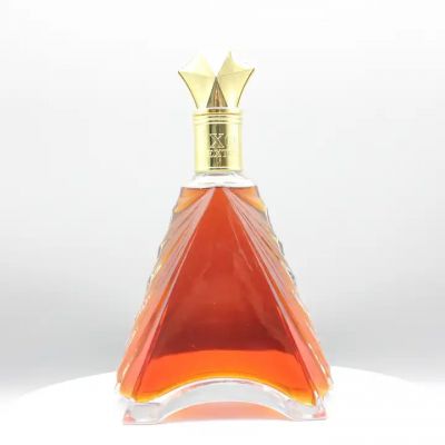 750ml 700 ml glass liquor bottles spirit round glass bottle 50 cl 75 cl spirit glass bottle manufacturers