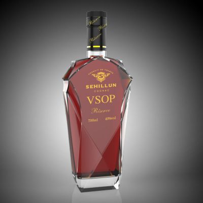Glass Bottle Manufacture High quality design Rum 700ml 750ml 1L 3L tequila Whisky Bottles Glass Bottle