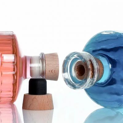 Custom T-shape synthetic wine cork stopper for vodka tequila whisky bottle glass bottle wood cork top