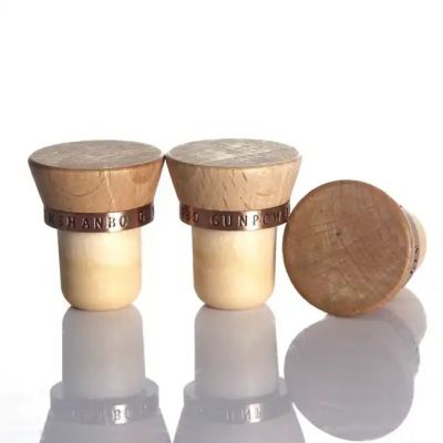 Factory Price Designs Logo Customized Decal Print Embossed Carvel Wooden Top Synthetic Cork