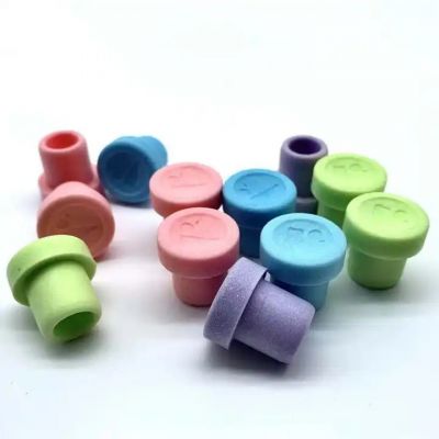 Wholesale Mini Color Synthetic Cork Stopper Essential Oil Bottle Corks