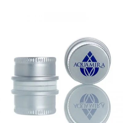 Wholesale Low Price Printing LOGO Aluminum Screw Caps 28 mm 38 mm Easy Open ROPP Fence Cap Closures