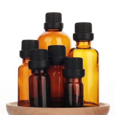 Sale Euro Amber Glass Bottle Essential Oil 5ml 10ml 20ml 30ml 50ml 100ml