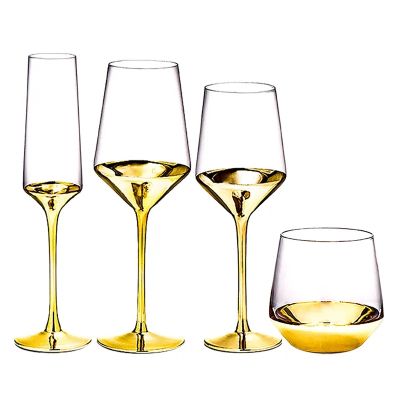 Vintage Wine Cup Stem Glasses Custom Size Luxury Space Casual Valentine Quantity Gift Minimalist Red Wine Goblet set Cus