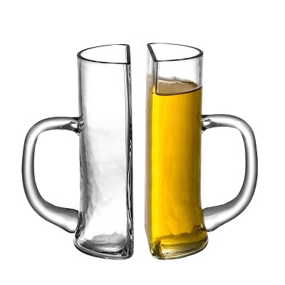 Wholesale Elegant Shaped Drinking Glasses Custom Logo Printed Clear Soda Beer Can 16oz Japan KOREAN Cartoon Laser Quantity Gift