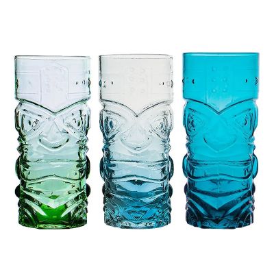 Gold Modern Fancy Double Walled Light Up Ripple Set 6 PCS Wine Glass Tumblers Dinking Cup Glasses With Straw For Candles