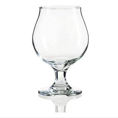German Made Crystal Berlin Beer Glass Belgian Tulips Style