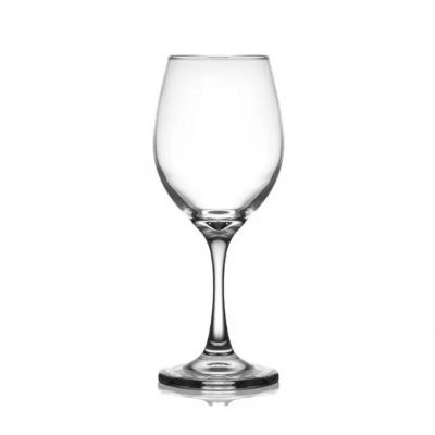 High quality lead-free glass crystal transparent unibody wine glass stemless wine glasses