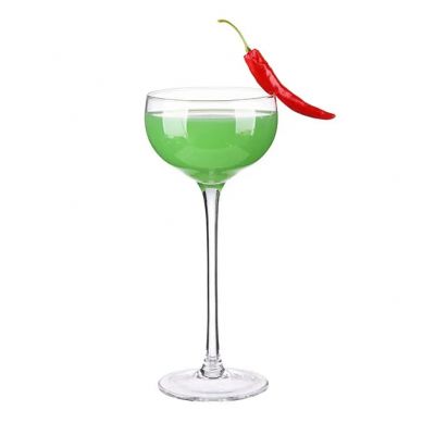 Eco-friendly 150ml lead-free crystal various style cocktail glasses wine goblet bar beverage glasses