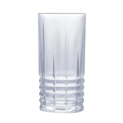 How selling lead-free crystal delicate texture 380ml vintage carved glass cup bear glass