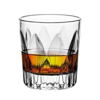 Bar glassware rhombic pattern cup lead-free glass crystal transparent wine whiskey glass rocks glass