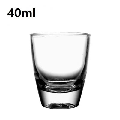 Factory direct custom logo 32ml 40ml salt shot glass sublimation shot glass blanks