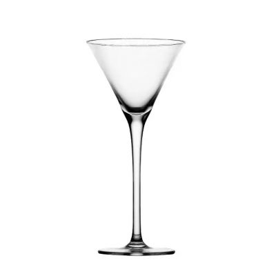 Light luxury elegant 145ml lead-free glass slim cups martini tumbler martini glass cup