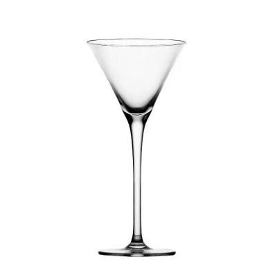 Light luxury elegant 145ml lead-free glass slim cups martini tumbler martini glass cup