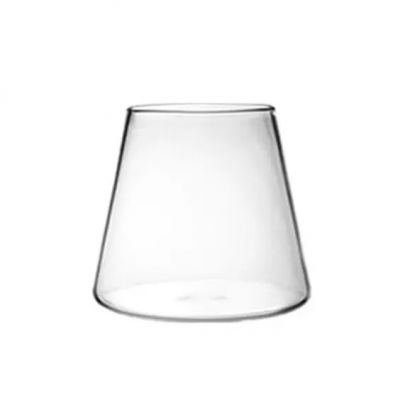 Creative 300ml borosilicate glass Japanese Fujiyama shaped hot drinks cups coupe cocktail glass