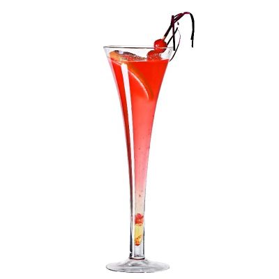 Wholesale Cheap Long Stem Crystal Trumpet Shape Vintage Champagne Glass