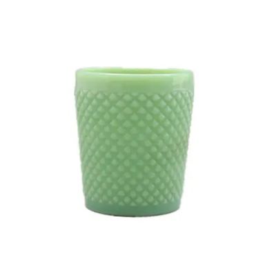 Machine Made Green Blue Coloured Retro Wine Glasses