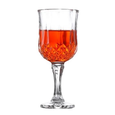 Wholesale Personalized Lead Free Stemmed Champagne Glass Luxury Diamond Wine Glass