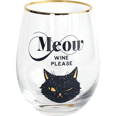 Wholesale Personalized Custom Logo Stemless Water Cup Egg Shape Wine Glasses with Gold Rim