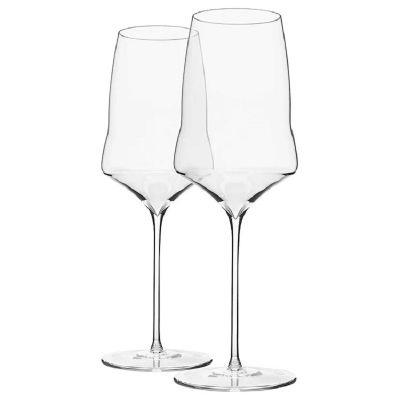 Crystal Clear Stem Hand Made Novelty Fancy Custom Wine Glass