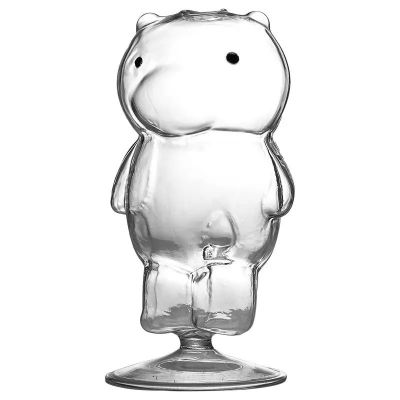 470ml 16.5oz Large Creative Unique Stem Bear Shape Cocktail Glass