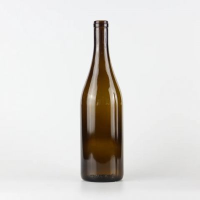 750ml empty burgundy bottles light weight