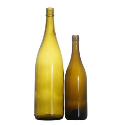 Factory 750ml 750cl Olive Green Glass Wine Bottle Can Print Brown Dry Red Dark Green Red Wine Bottle burgundy glass bottle