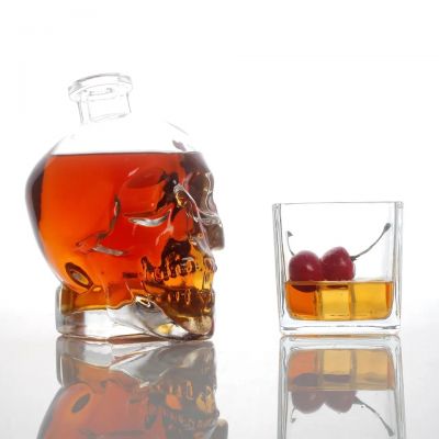 Skull Decanter Glass Skull Liquor Bottle 750ml Whiskey Glass Bottle Whiskey Decanters