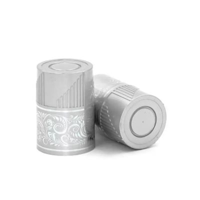 Luxury Custom Silver Gold Ropp Bottle Cap Flip Top Aluminum Plastic Cap Olive Oil Vodka Tequila Bottle Closure