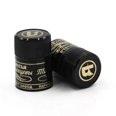 Wholesale cheap 33*47 33*58 inventory plastic screw caps black non refillable closures for vodka tequila bottle