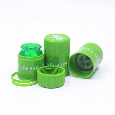 Wholesale Non-Refillable Snap On Vodka Tequila Plastic Cap Tamper Evident Liquor Bottle Closure with Tear Off