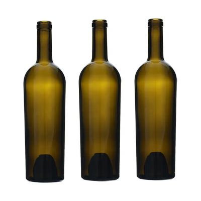 Factory wholesale hot selling lead free high temperature resistance bordeaux wine bottles