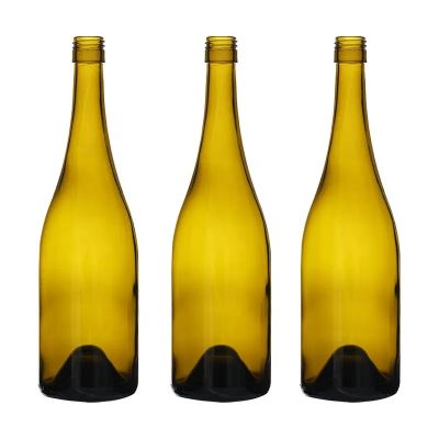 Bulk purchase hot selling high temperature resistance rich varieties burgundy glass bottle