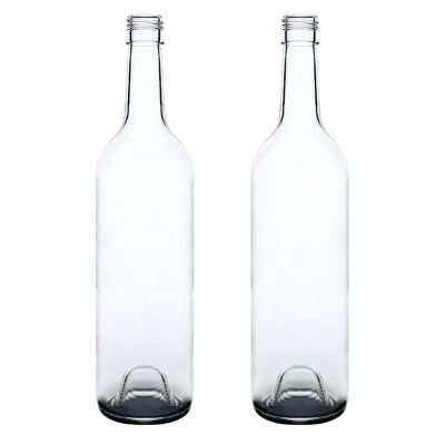 Factory produced empty bordeaux bottle 750ml 580g glass bottle red wine bottle