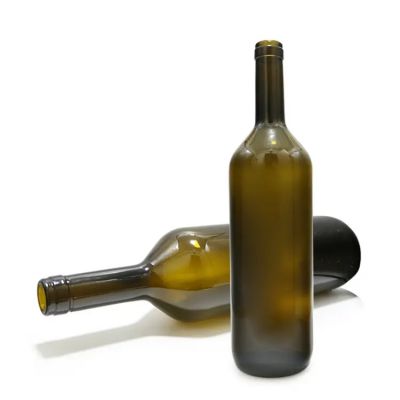 China custom made cork top 1000ml wine glass bottles