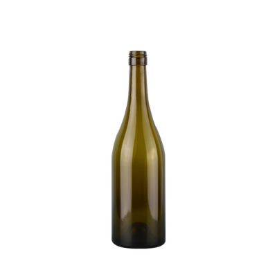 wholesale 500ml 750ml empty Bordeaux shape glass wine bottle