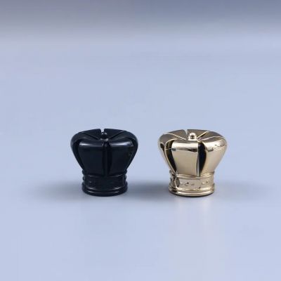 Hot Sale Custom Parfum Metal Caps Zinc Alloy Zamac Square Electroplated Silver Perfume Bottle Cap With Plastic Inner Plug