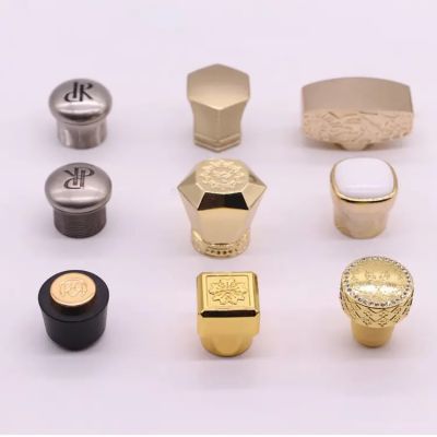 Wholesale high quality zinc alloy perfume bottle cap custom metal perfume bottle metal cap perfume bottle cap