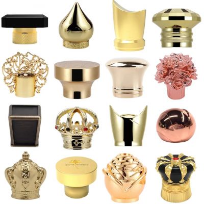 Custom Logo Perfume Bottle Cover Luxury Metal Perfume Lid 15mm Zinc Alloy Zamac Perfume Bottle Cap