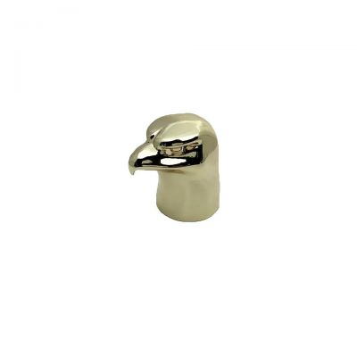 Luxury Zinc Alloy Eagle Metal Zamac Perfume Cap For Glass Perfume Bottle