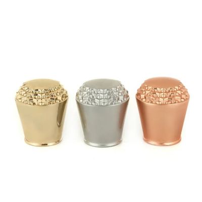 Personal care cosmetic packaging fancy 15mm perfume cap zamac