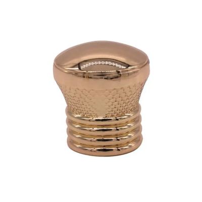 Luxury Chrome Crown Perfume Cover zamac perfume cap 30mm Metal Bottle Screw Cap