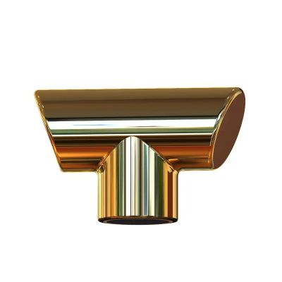 Luxury Zamac zinc alloy metal perfume bottle cap T cylindrical perfume bottle cap