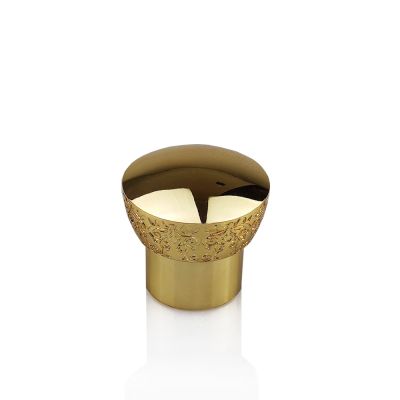 Make your own crown zinc alloy perfume cap fea 15 luxury zamac lid for perfume bottle package