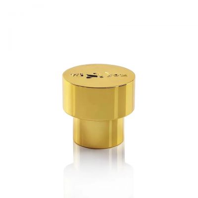 China factory wholesale luxury private label make your own custom perfume bottle zamac gold perfume caps